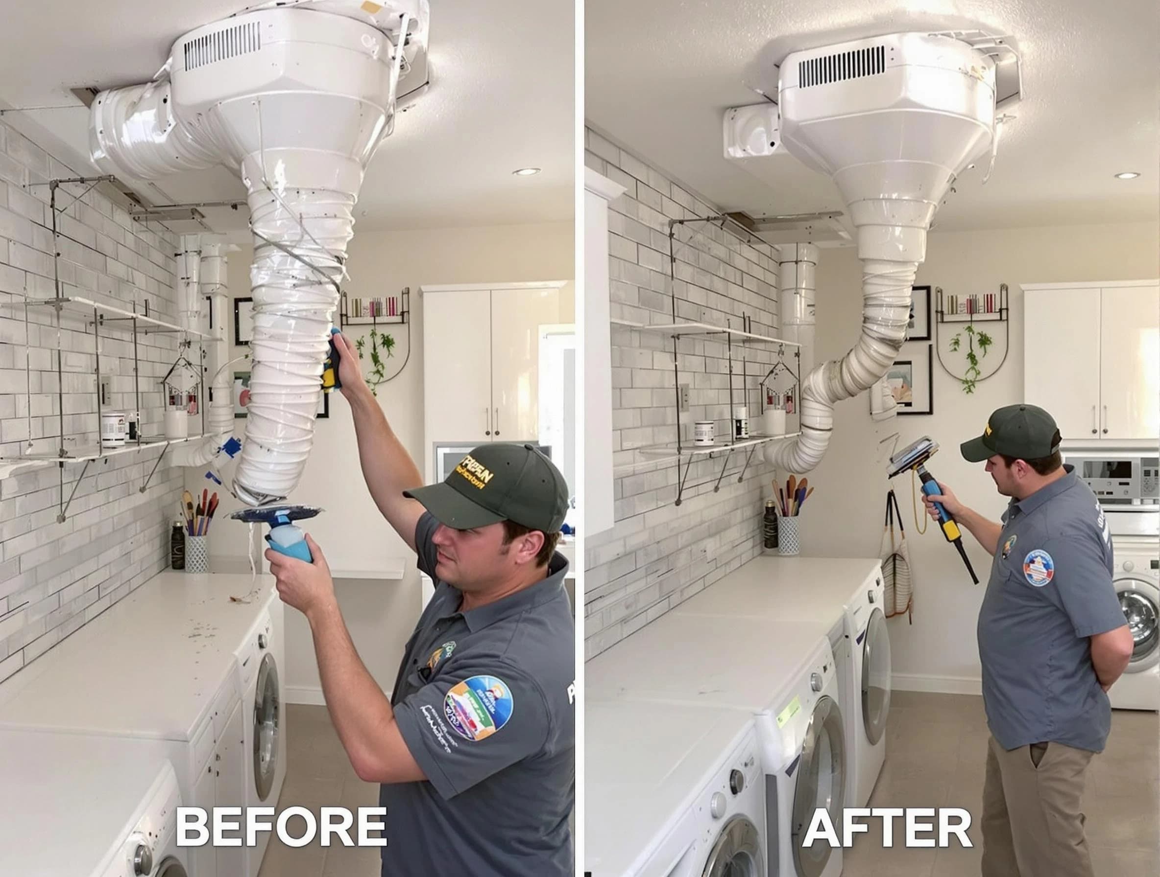 Professional dryer exhaust vent cleaning by Grayson Dryer Vent Cleaning in Grayson