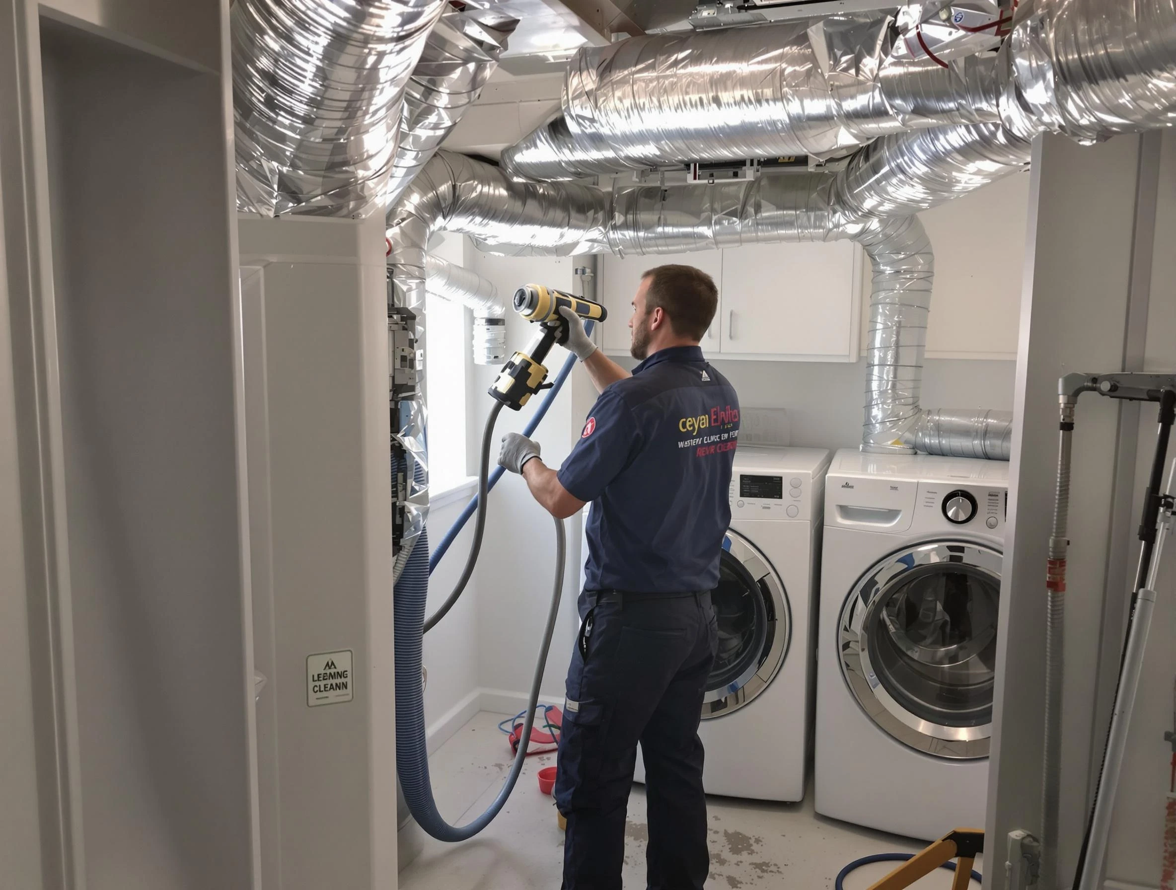 Grayson Dryer Vent Cleaning specialist using advanced equipment for thorough duct cleaning in Grayson